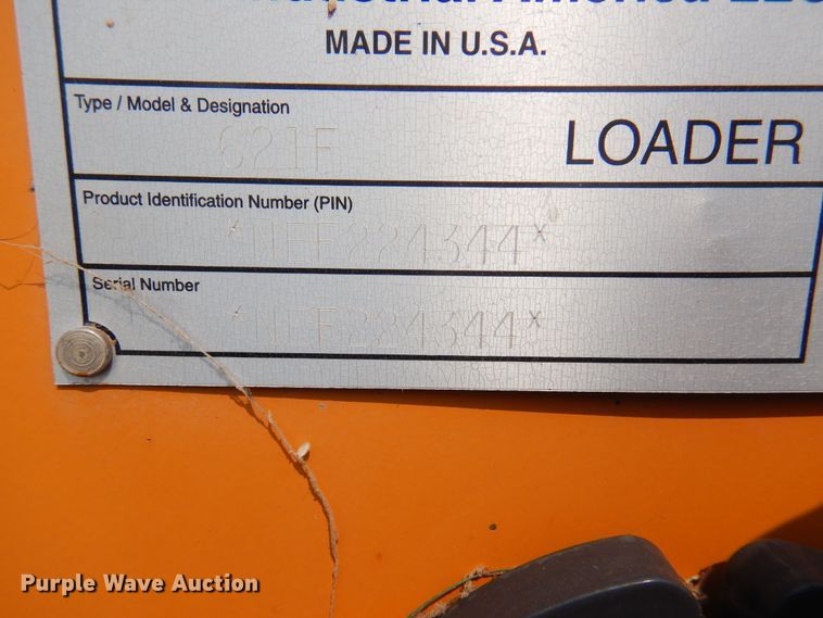 image for item DK2349 2015 Case 621F XR  high lift wheel loader