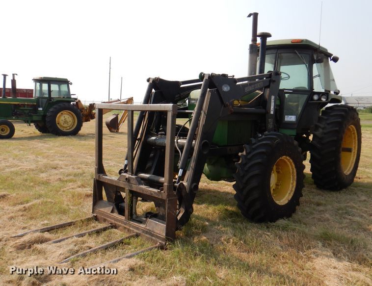 image for item DK2350 1989 John Deere 4455  MFWD tractor