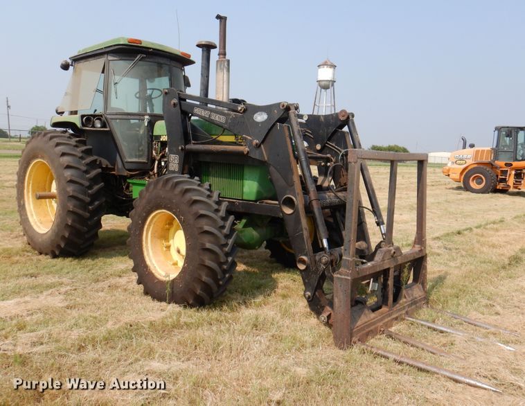 image for item DK2350 1989 John Deere 4455  MFWD tractor