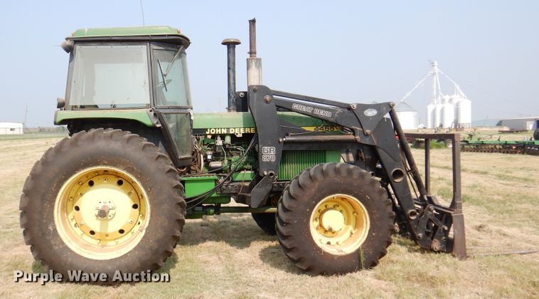 image for item DK2350 1989 John Deere 4455  MFWD tractor