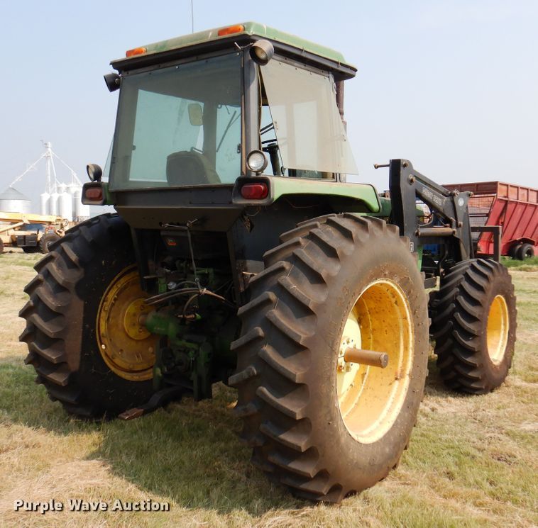 image for item DK2350 1989 John Deere 4455  MFWD tractor