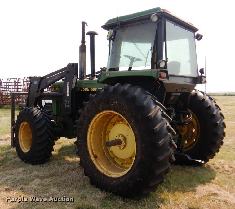 image for item DK2350 1989 John Deere 4455  MFWD tractor