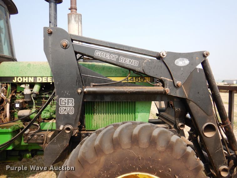 image for item DK2350 1989 John Deere 4455  MFWD tractor