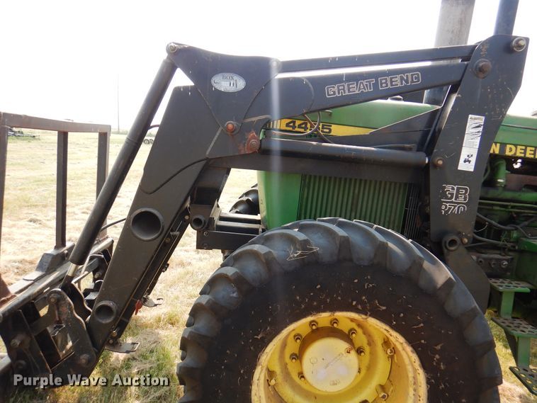 image for item DK2350 1989 John Deere 4455  MFWD tractor