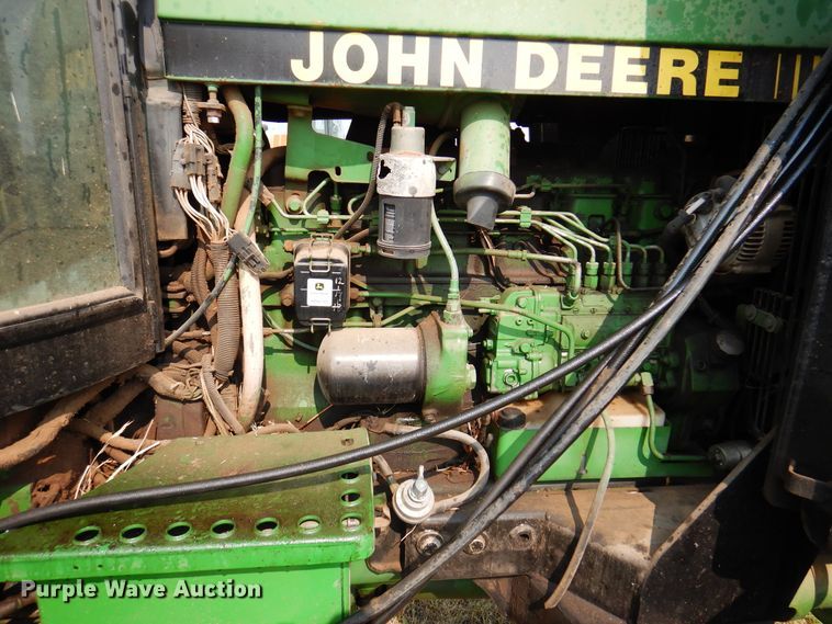 image for item DK2350 1989 John Deere 4455  MFWD tractor