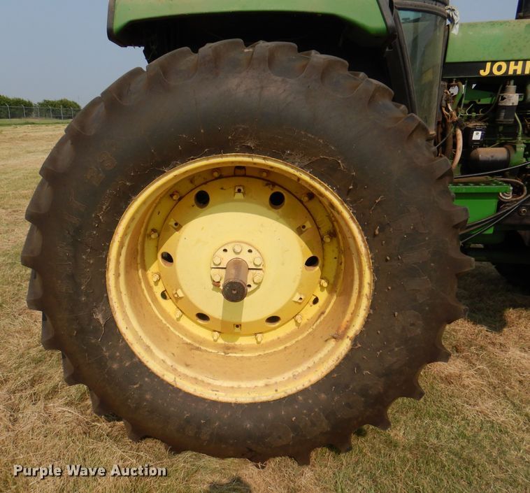 image for item DK2350 1989 John Deere 4455  MFWD tractor