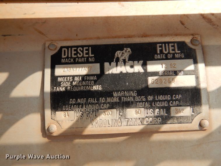 image for item DK2360 1993 Mack CH613  semi truck