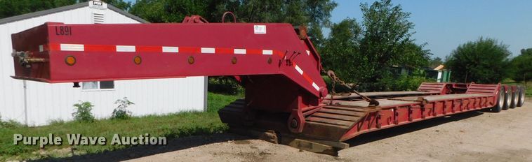 image for item DK8625 2000 Dierzen Lowboy  equipment trailer