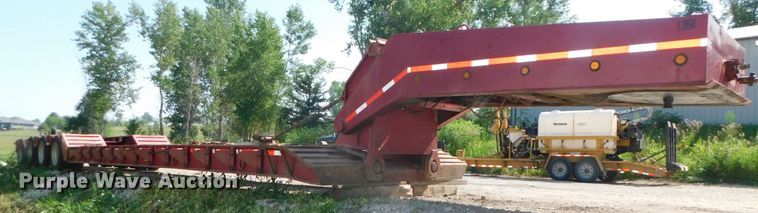 image for item DK8625 2000 Dierzen Lowboy  equipment trailer