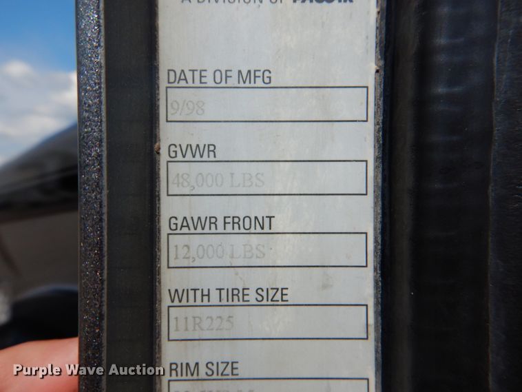 image for item DM3959 1999 Kenworth T800  semi truck