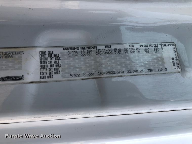 image for item DN1999 2016 Freightliner Cascadia 125  semi truck