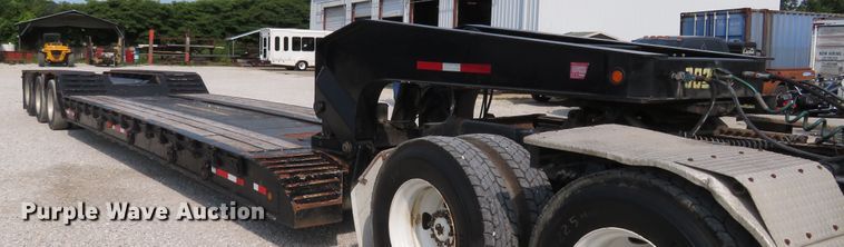 image for item FP9363 2011 Kauffman FR50DT-25K-43  lowboy equipment trailer