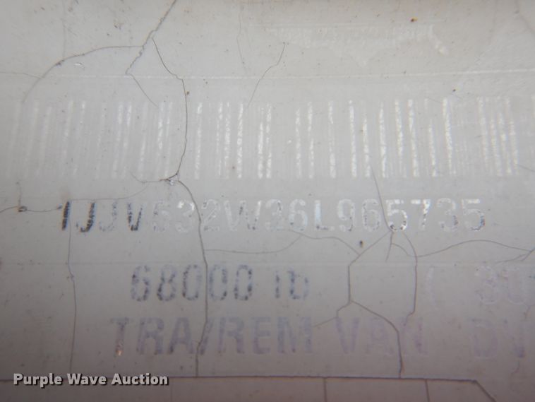 image for item IL9412 2006 Wabash  dry van trailer