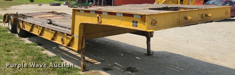 image for item IU9328 1967 Load King 252LR  drop deck equipment trailer