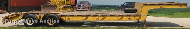 image for item IU9328 1967 Load King 252LR  drop deck equipment trailer