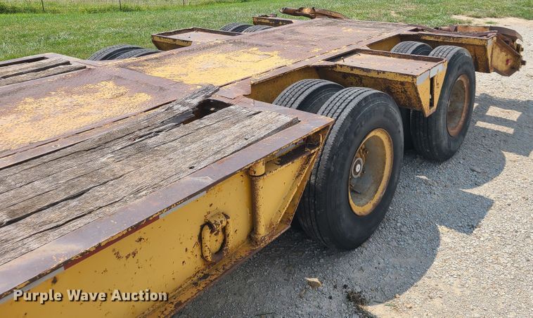 image for item IU9328 1967 Load King 252LR  drop deck equipment trailer