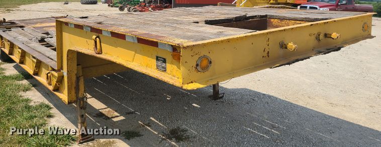 image for item IU9328 1967 Load King 252LR  drop deck equipment trailer