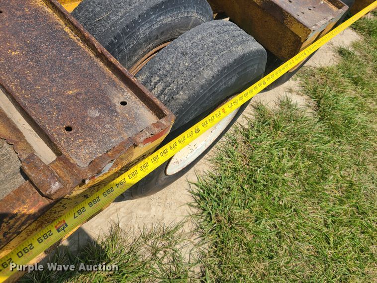 image for item IU9328 1967 Load King 252LR  drop deck equipment trailer