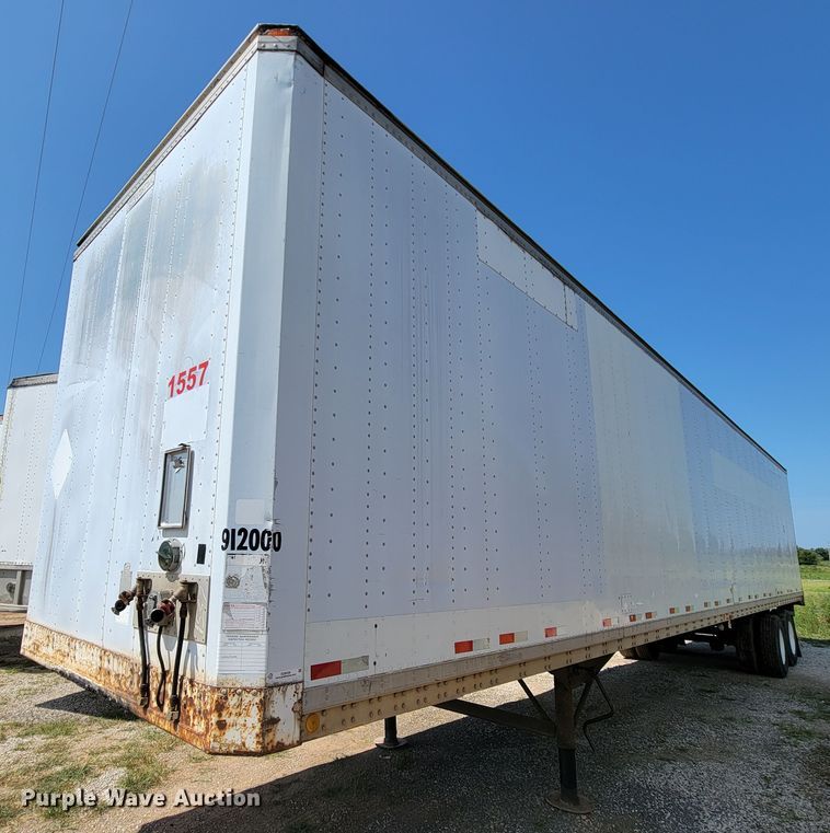 image for item KD9430 1988 Stoughton ASVW-485T-S  dry van trailer