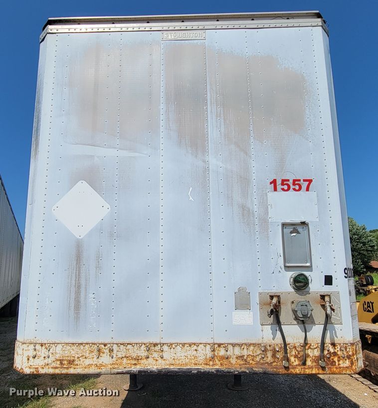 image for item KD9430 1988 Stoughton ASVW-485T-S  dry van trailer