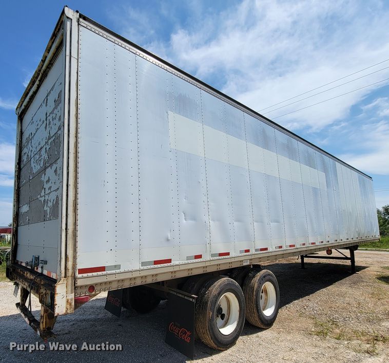 image for item KD9430 1988 Stoughton ASVW-485T-S  dry van trailer