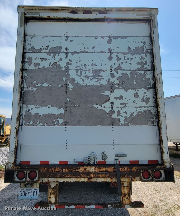 image for item KD9430 1988 Stoughton ASVW-485T-S  dry van trailer