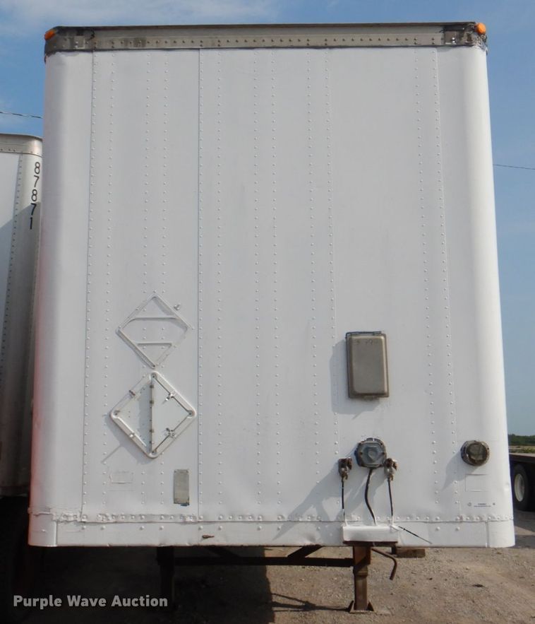 image for item KW9867 1995 Strick  dry van trailer
