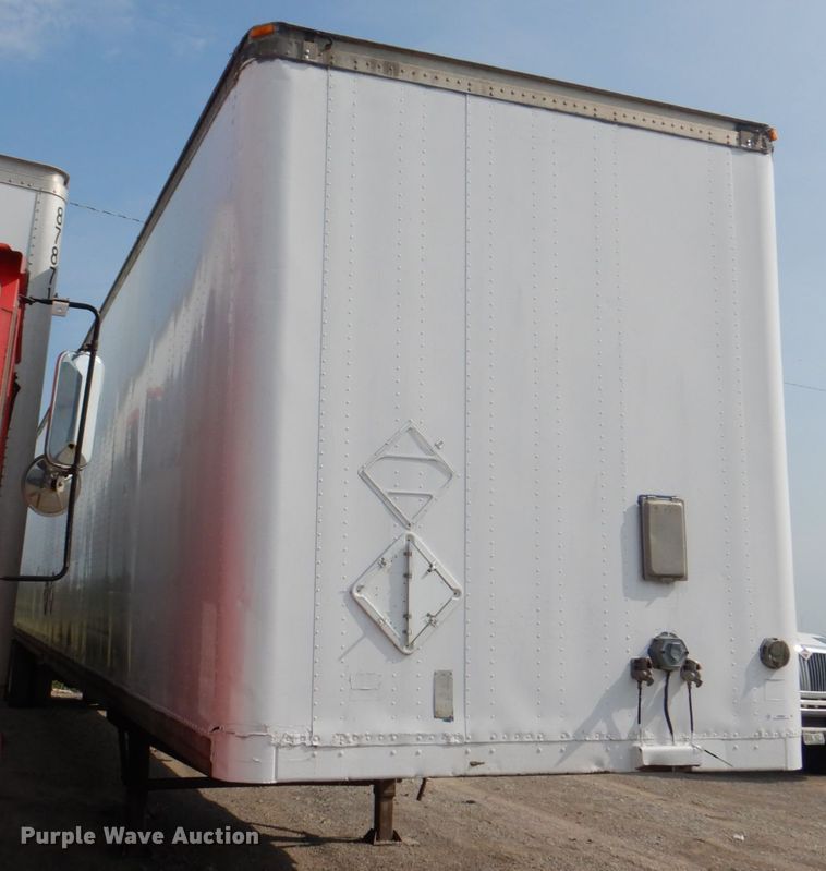 image for item KW9867 1995 Strick  dry van trailer