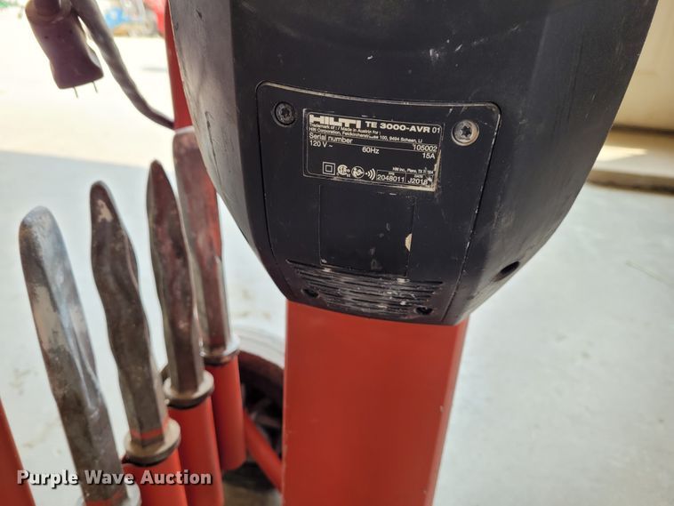 image for item BY9403 Hilti TE3000-AVR  jack hammer