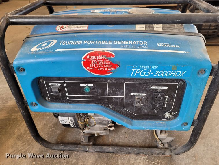 image for item BY9409 Tsurumi TPG3-3000HDX  generator