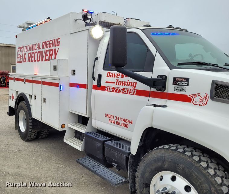 image for item BY9450 2009 GMC C7500  utility / service truck