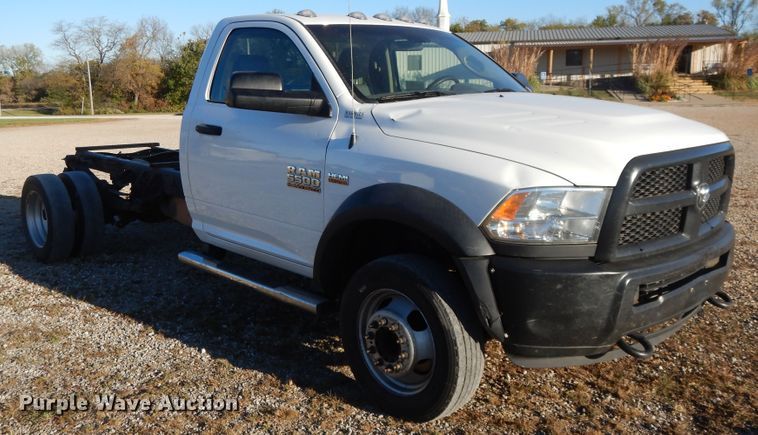 image for item DD6696 2016 Dodge Ram 5500  truck cab and chassis