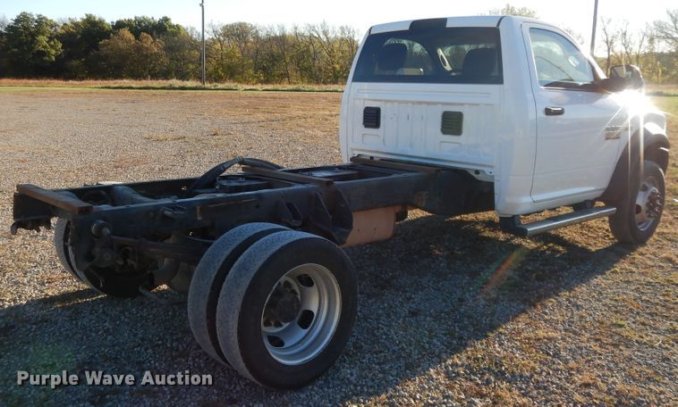 image for item DD6696 2016 Dodge Ram 5500  truck cab and chassis