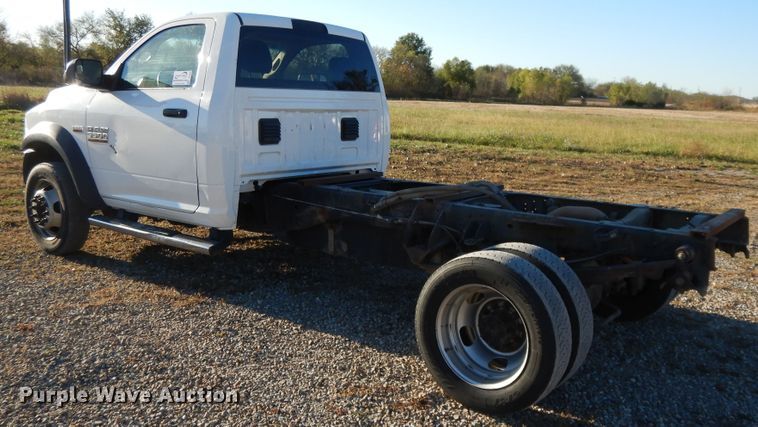 image for item DD6696 2016 Dodge Ram 5500  truck cab and chassis