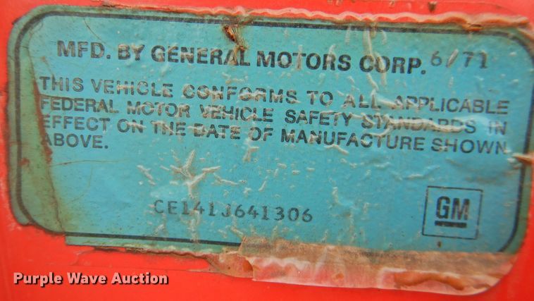 image for item DK2426 1971 Chevrolet C10  pickup truck