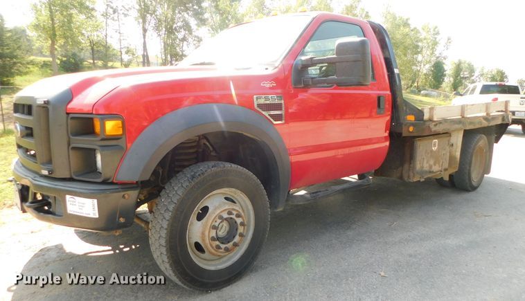 image for item DK8624 2009 Ford F550 Super Duty XL  flatbed truck