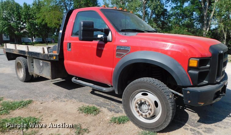 image for item DK8624 2009 Ford F550 Super Duty XL  flatbed truck