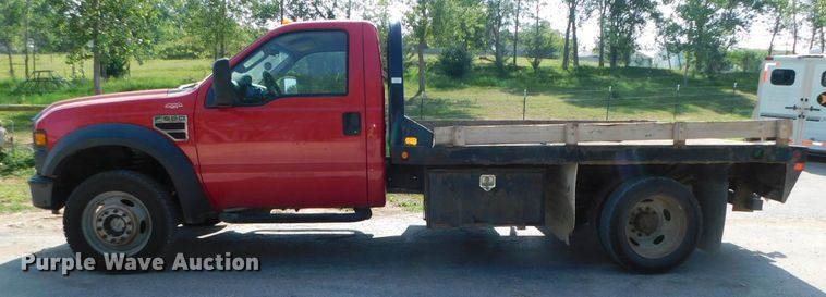 image for item DK8624 2009 Ford F550 Super Duty XL  flatbed truck