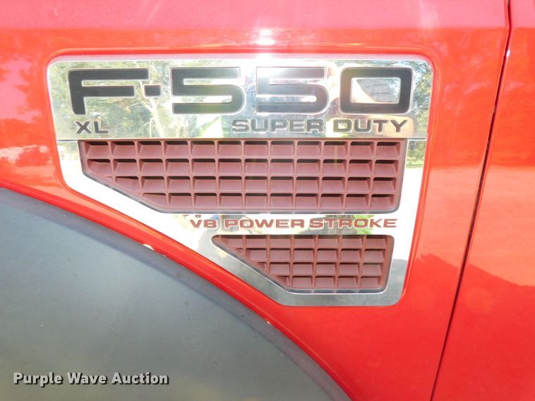 image for item DK8624 2009 Ford F550 Super Duty XL  flatbed truck