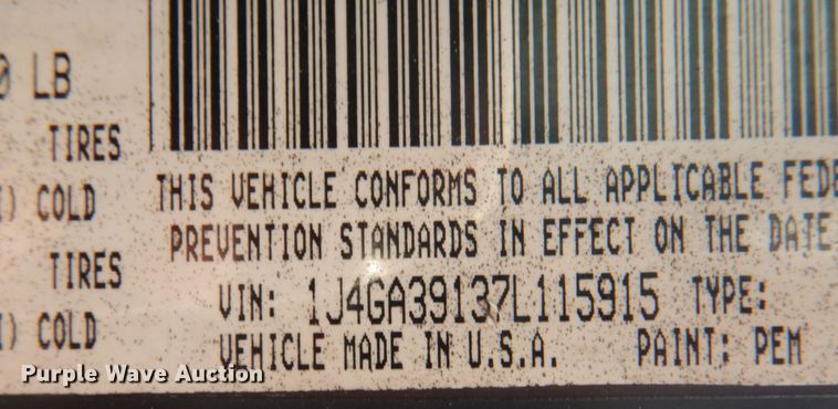 image for item DL0115 2007 Jeep Wrangler  SUV