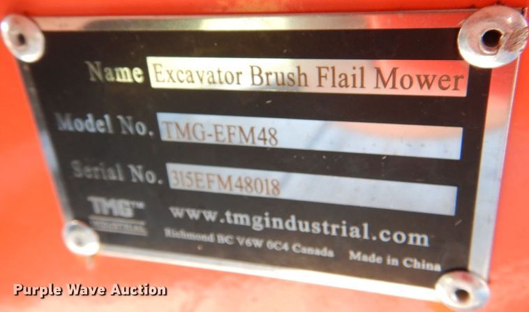 image for item DL0566 TMG TMG-EFM48  48"W excavator flail mower
