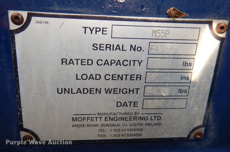 image for item DM1429 Moffet M55P  forklift