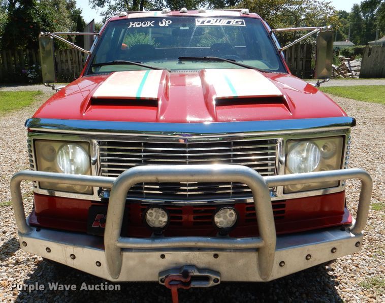 image for item DM1431 1998 GMC 3500HD  rollback truck