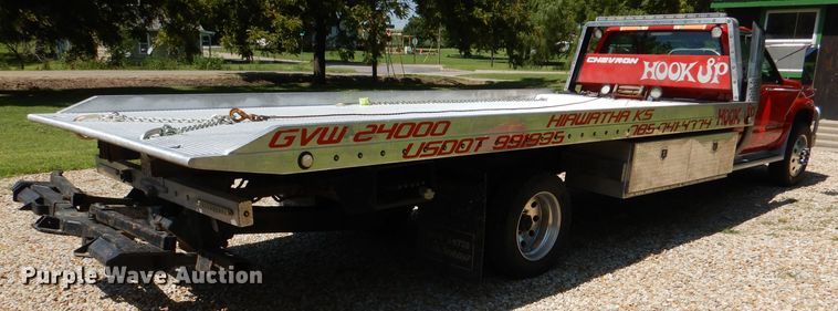 image for item DM1431 1998 GMC 3500HD  rollback truck