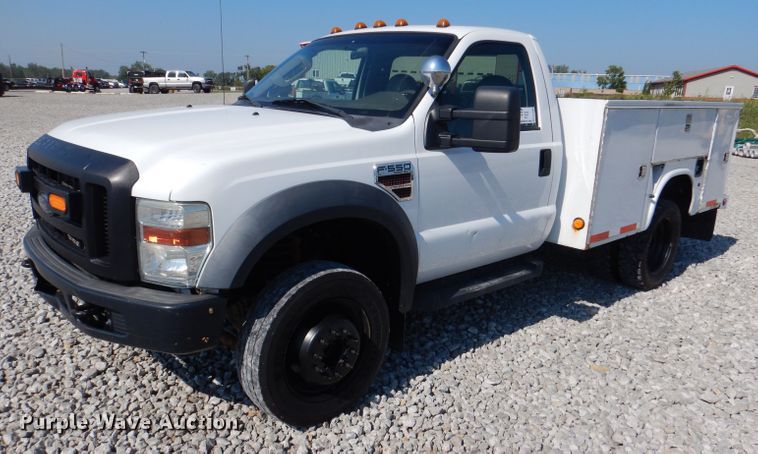 image for item DM1455 2008 Ford F550 Super Duty XL  utility / service truck