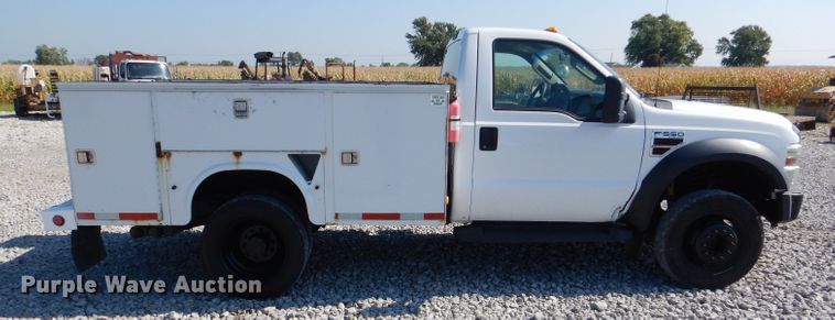 image for item DM1455 2008 Ford F550 Super Duty XL  utility / service truck
