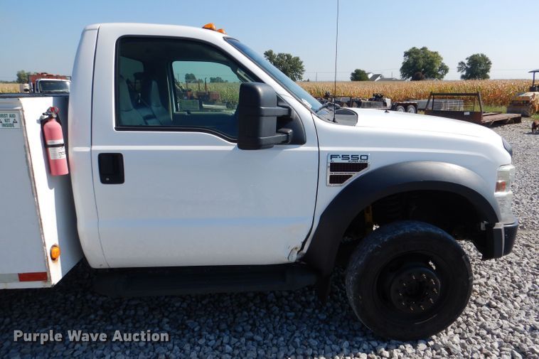 image for item DM1455 2008 Ford F550 Super Duty XL  utility / service truck