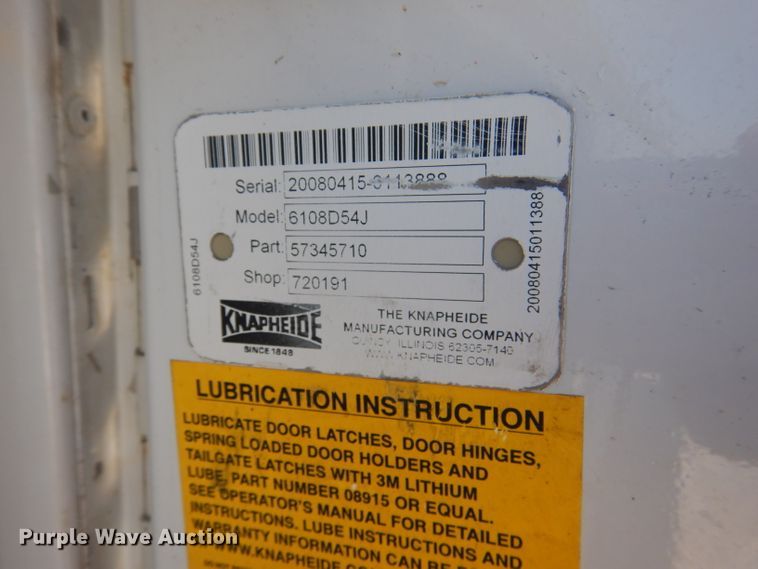 image for item DM1455 2008 Ford F550 Super Duty XL  utility / service truck