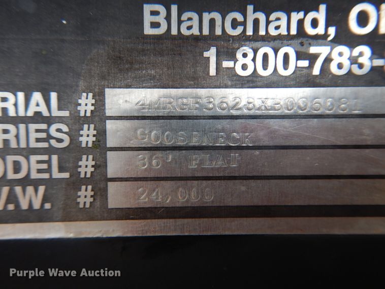 image for item DM3951 1999 West Wind Trailers  equipment trailer