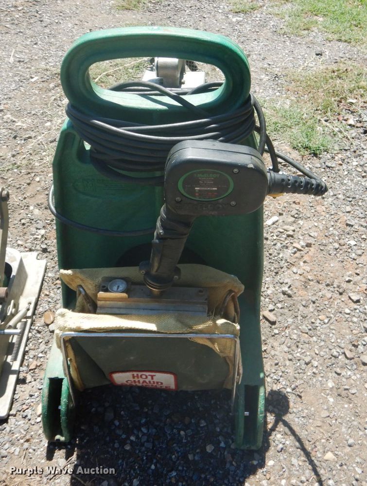 image for item DM3980 McElroy  poly pipe fusion equipment